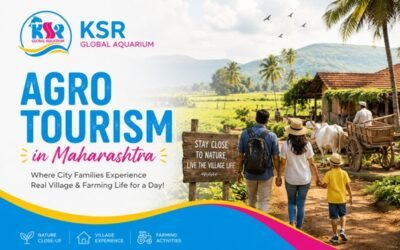 What is agro tourism in Maharashtra and where can city families experience real village and farming life for a day?
